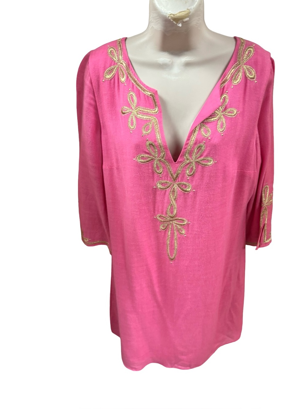 1651 / Lilly Pulitzer Copeland Tunic Dress 3/4 Sleeve NWT Size Large
